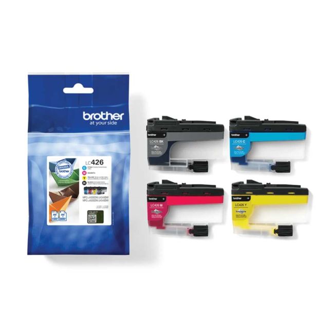 Brother LC426 CMYK Ink Cartridge Pack LC426VAL