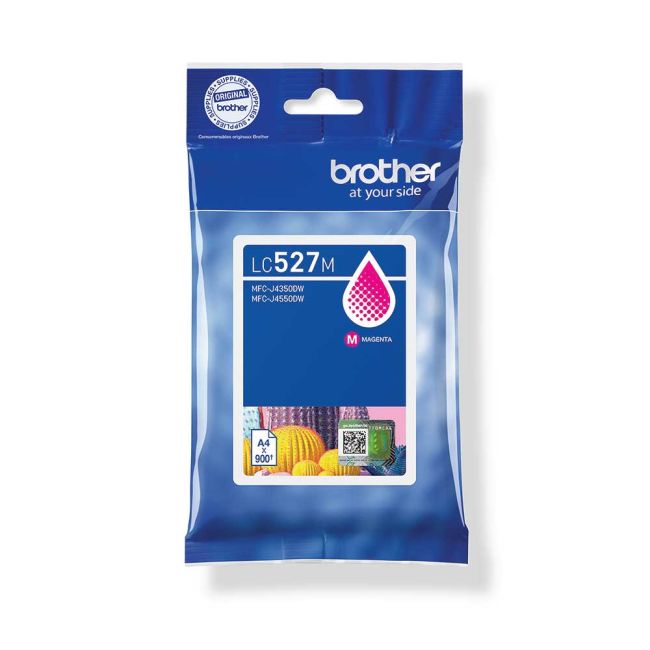 Brother LC527M Magenta Ink Cartridge (900 Pages*) LC527M