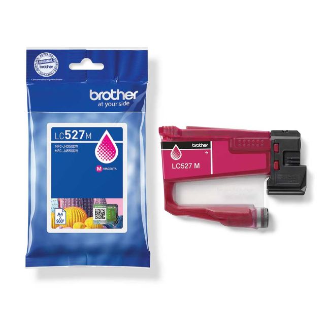 Brother LC527M Magenta Ink Cartridge (900 Pages*) LC527M