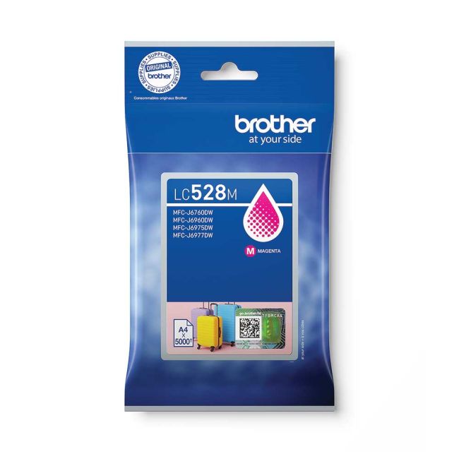 Brother LC528M Super High Yield Magenta Ink Cartridge (5,000 Pages*) LC528M