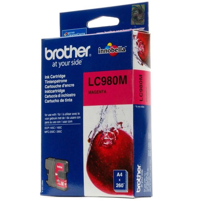 Brother LC980M Magenta Ink Cartridge (260 pages ISO/IEC24711)