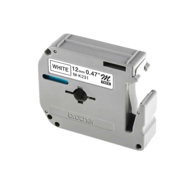 Brother MK231BZ 12mm x 8m Black on White (Non-Metalic)