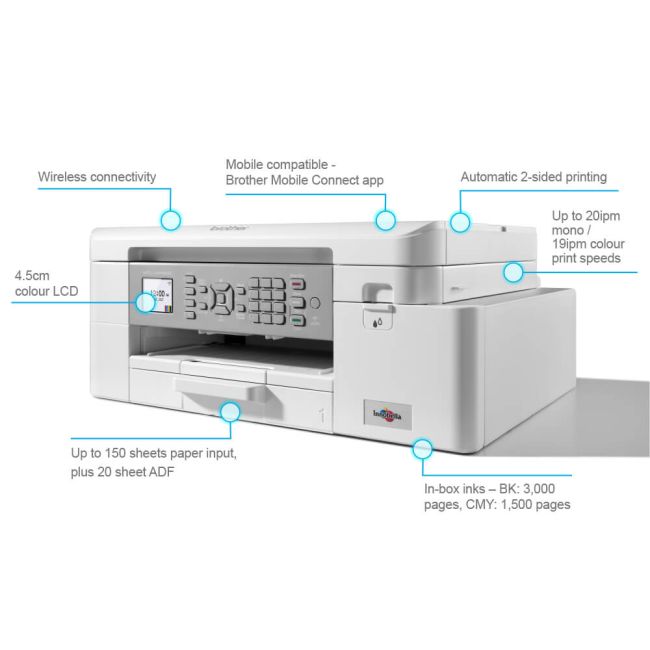 Brother MFC-J4340DW A4 Colour Inkjet Multifunction Printer - DISCONTINUED