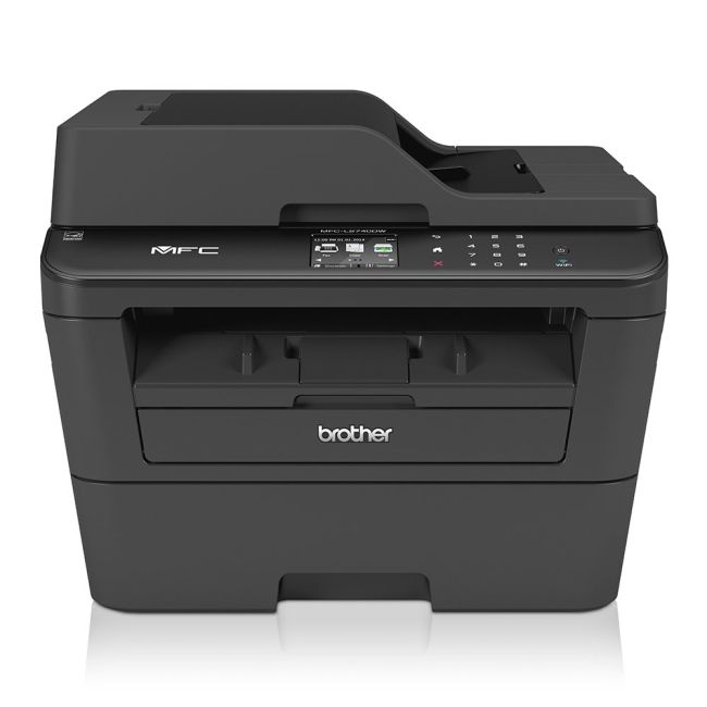 Brother MFC-L2740DW A4 Mono Laser MFP View Front 1
