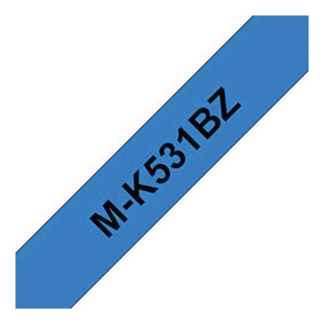 Brother MK531BZ M-K531 12mm Black On Blue Tape
