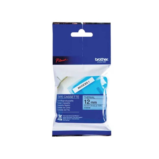 Brother MK531BZ M-K531 12mm Black On Blue Tape