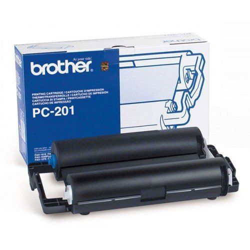 Brother PC201 Print Cartridge + Single Ribbon (420 pages*)