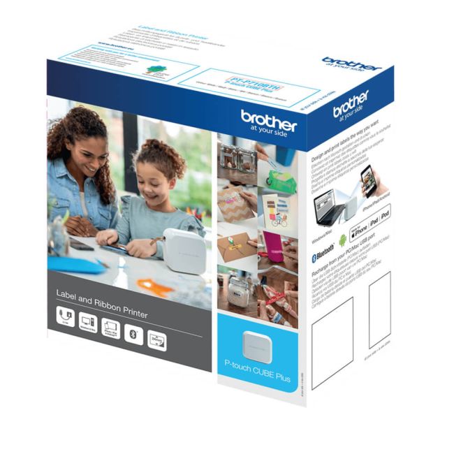 Brother PT-P710BTH P-Touch Cube Plus Label Printer