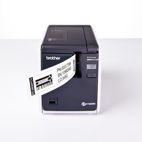 Brother PT-9800PCN Labelling Machine Front View 2