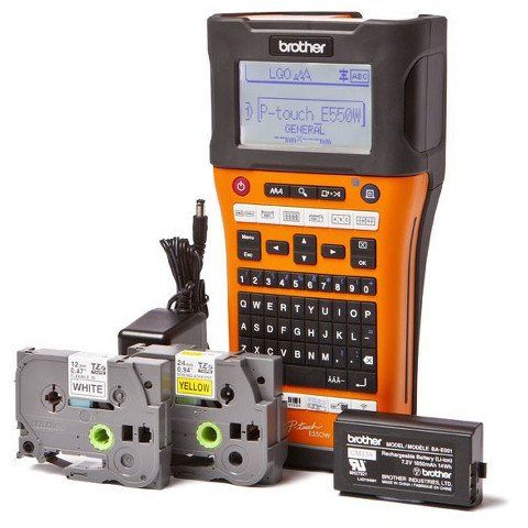 Brother PT-E550WVP Handheld Label Printer with tapes