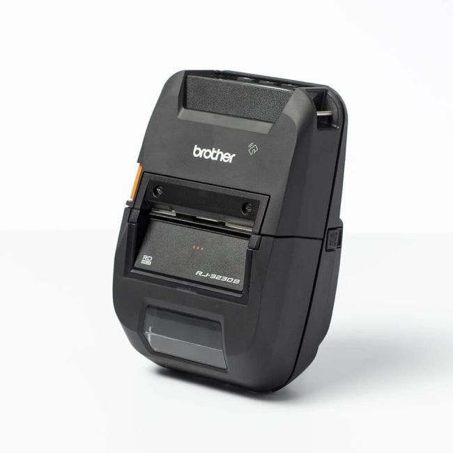 Brother RJ-3230B Mobile Receipt Label Printer With Battery 