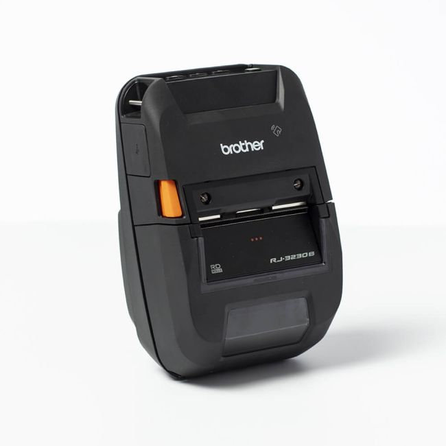 Brother RJ-3230B Mobile Receipt Label Printer With Battery 