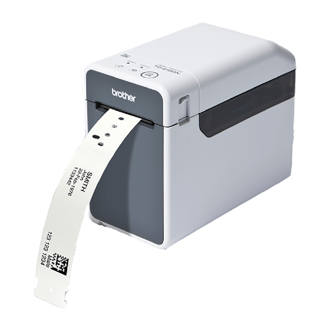 Brother TD-2130NHC Wristband Label Printer Left View
