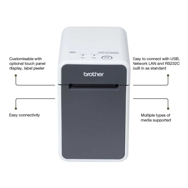 Brother TD-2135N Direct Thermal Label Printer