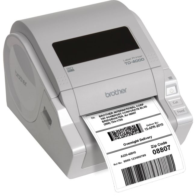 Brother TD-4000 label printer　富士ゼロックス Brother TD-4000 Thermal Label Printer TD4000ZU1 | Printer Base