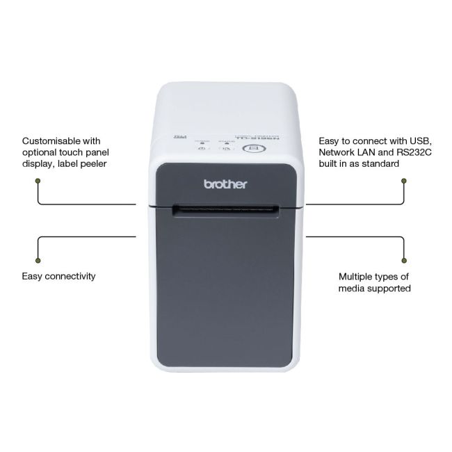 Brother TD-2125N Direct Thermal Label Printer