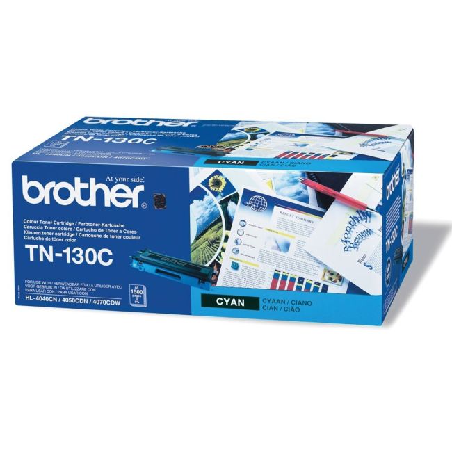 Brother TN130C Cyan Toner Cartridge (1,500 pages*)