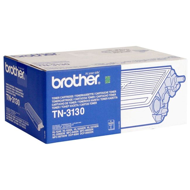 Brother TN3130 Black Standard Yield Toner Cartridge (3,500 pages*)