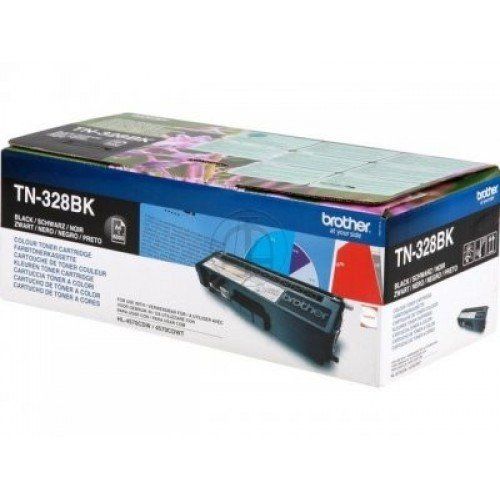 Brother TN-328BK Black Extra High Yield Toner (6,000 pages*)