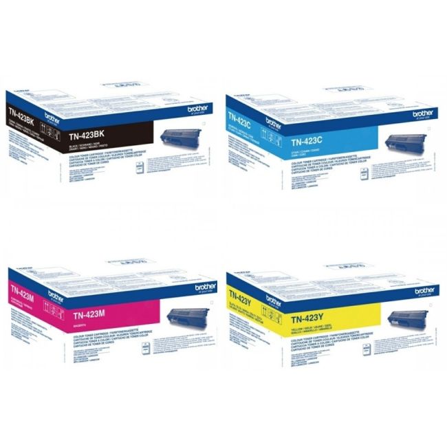 Brother TN423 CMYK High Yield Toner Multipack