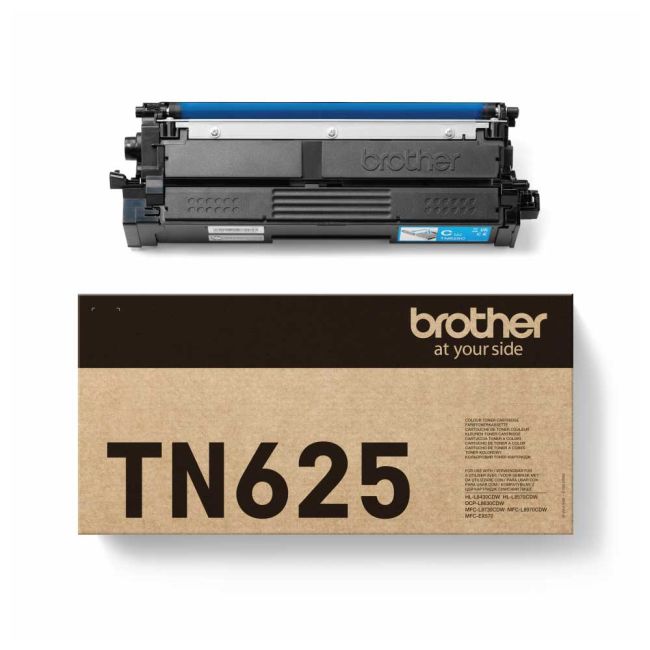 Brother TN625C Standard Cyan Toner Cartridge (1,800 Pages*) TN625C