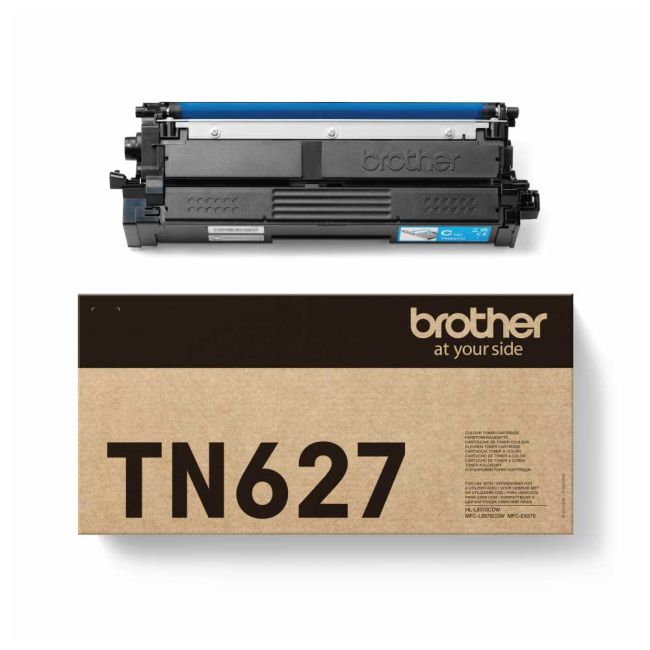 Brother TN627C Ultra High Yield Cyan Toner Cartridge (10,000 Pages*) TN627C