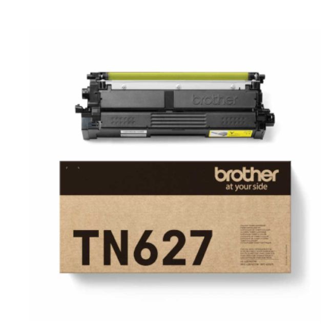 Brother TN627Y Ultra Yellow High Yield Toner Cartridge (10,000 Pages*) TN627Y