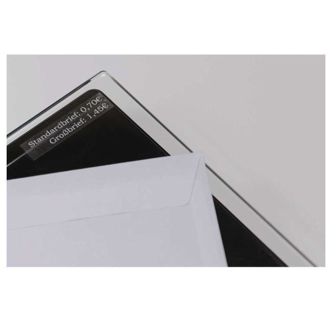 Brother TZe135 12mm Gloss White On Clear Tape TZ135