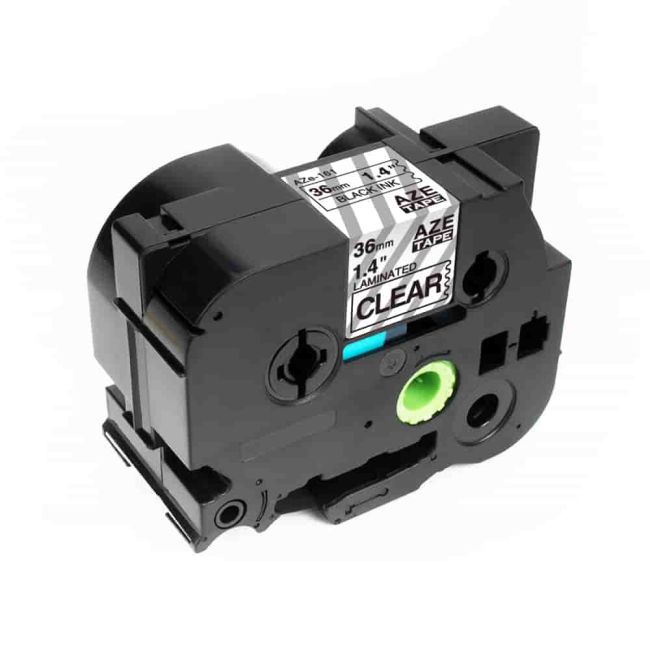 Compatible Brother TZe161 36mm Black On Clear Tape (8m) CP-TZe161