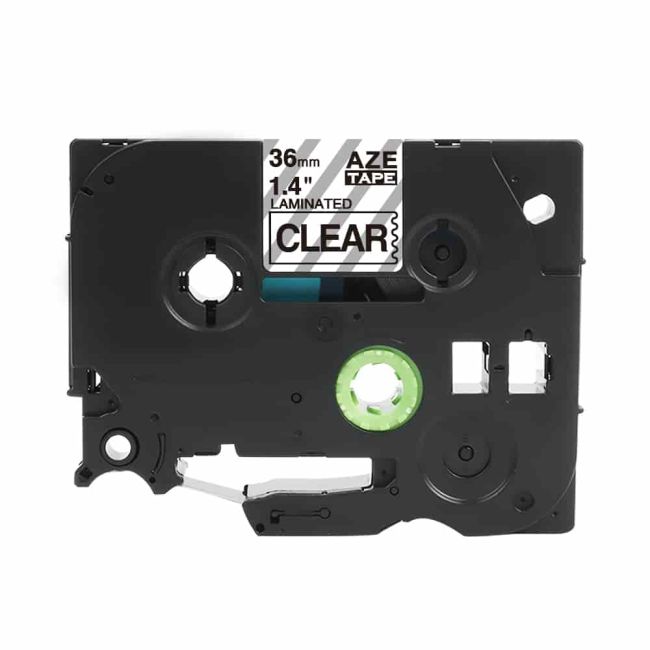 Compatible Brother TZe161 36mm Black On Clear Tape (8m) CP-TZe161