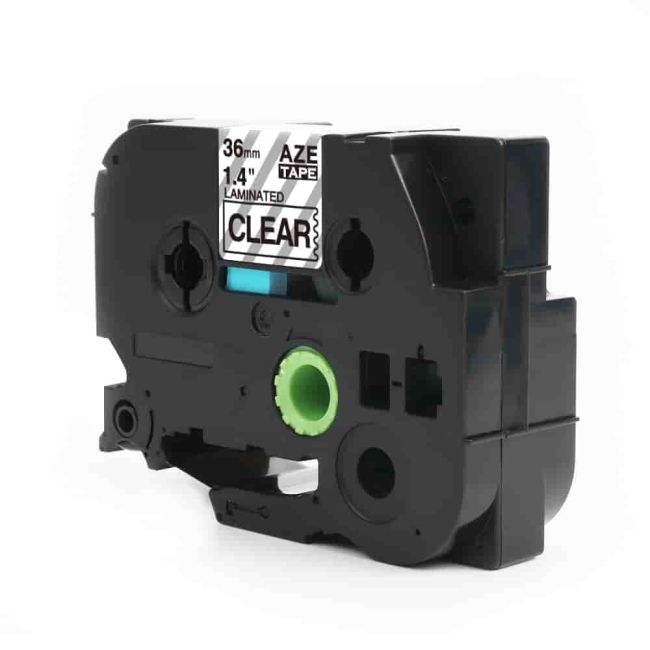 Compatible Brother TZe161 36mm Black On Clear Tape (8m) CP-TZe161
