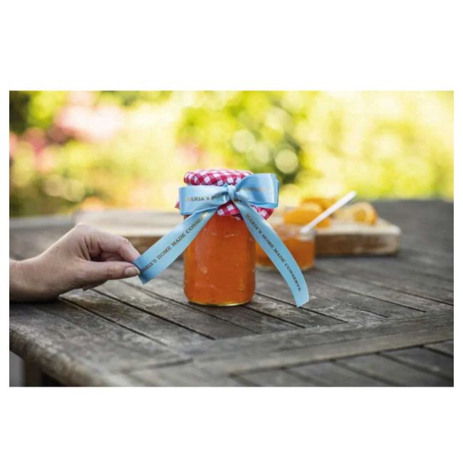 Brother TZeRL34 12mm x 4m Gold on Light Blue Non-Adhesive Ribbon Tape TZeRL34