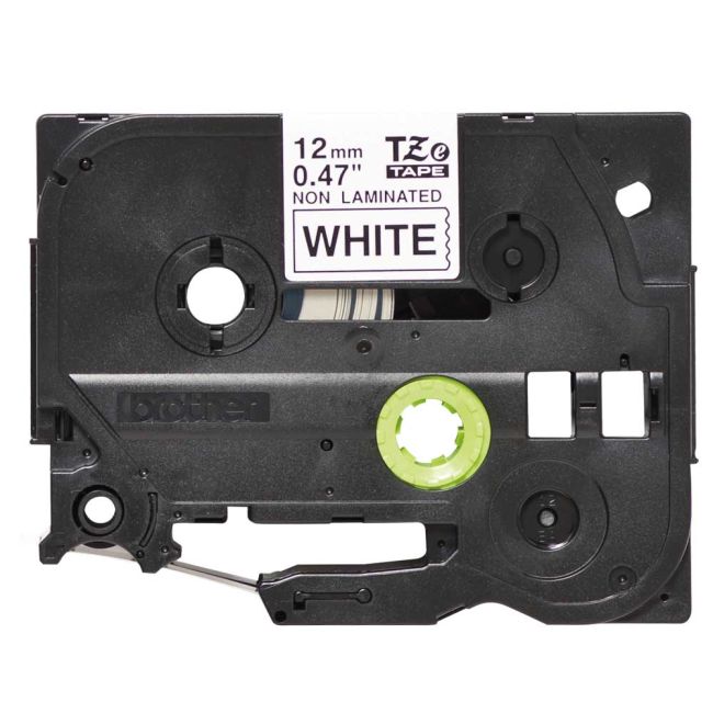 Brother TZeN231 12mm Non Laminated Black On White TZN231