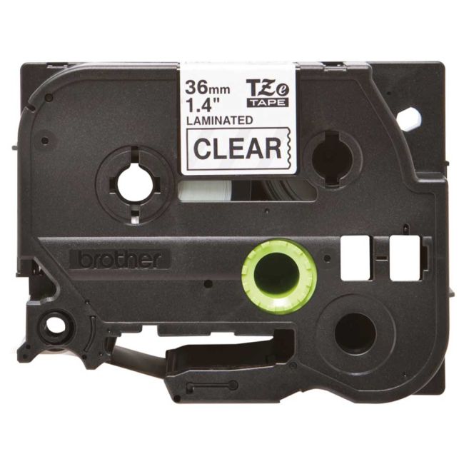 Brother TZe161 36mm Black On Clear Tape (8m) TZe161