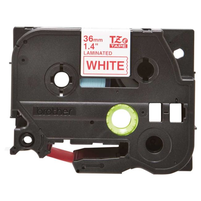 Brother TZe262 36mm x 8m Red On White Tape Cassette TZ262