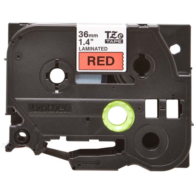Brother TZe461 36mm x 8m Black On Red Tape Cassette TZ461