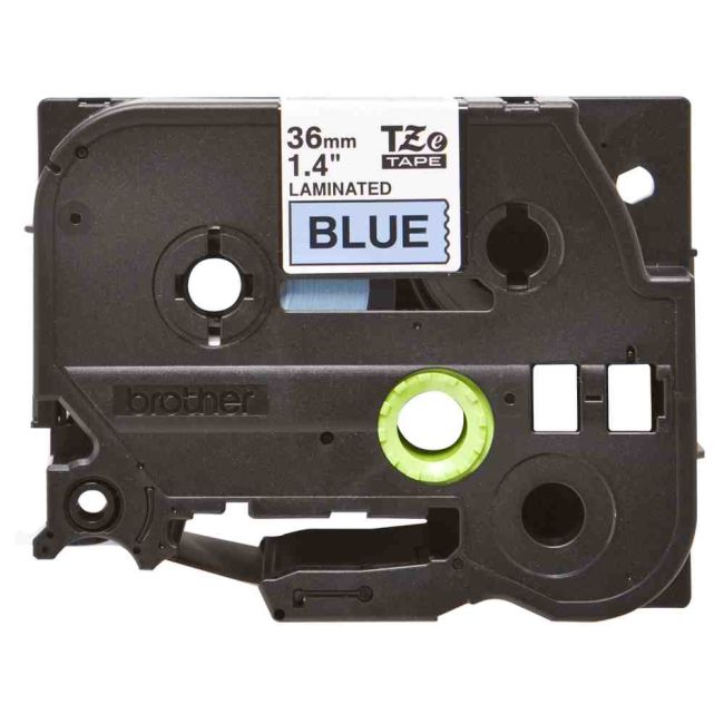 Brother TZe561 36mm x 8m Black On Blue Tape Cassette TZ561