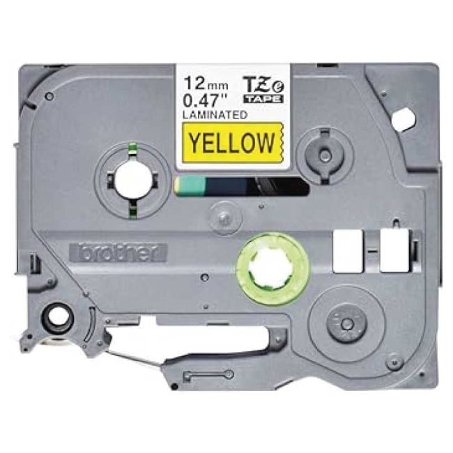 Brother 12mm TZe631S Black on Yellow Tape (4m) TZ631S