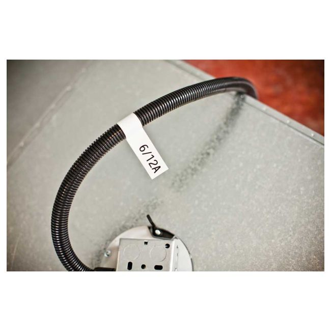Brother TZeFX231 12mm Flexi Tape Black On White TZFX231