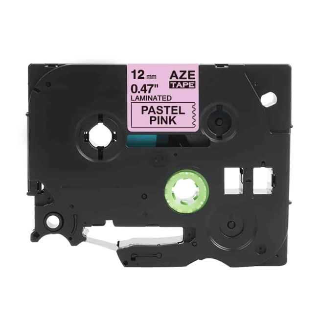 Compatible Brother TZeMQE31 12mm Black On Pastel Pink (4m) CP-TZeMQE31