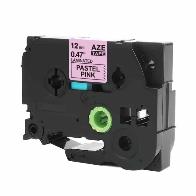 Compatible Brother TZeMQE31 12mm Black On Pastel Pink (4m) CP-TZeMQE31