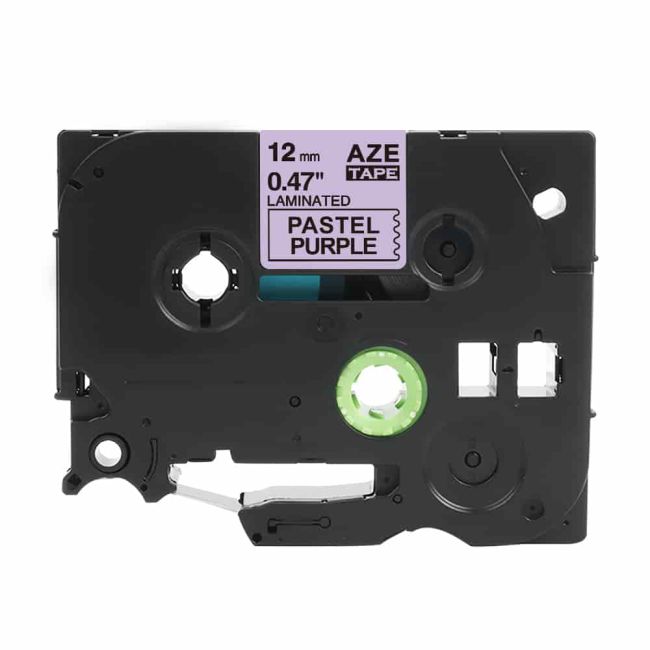Compatible Brother TZeMQF31 12mm Black on Purple Tape (4m) CP-TZeMQF31