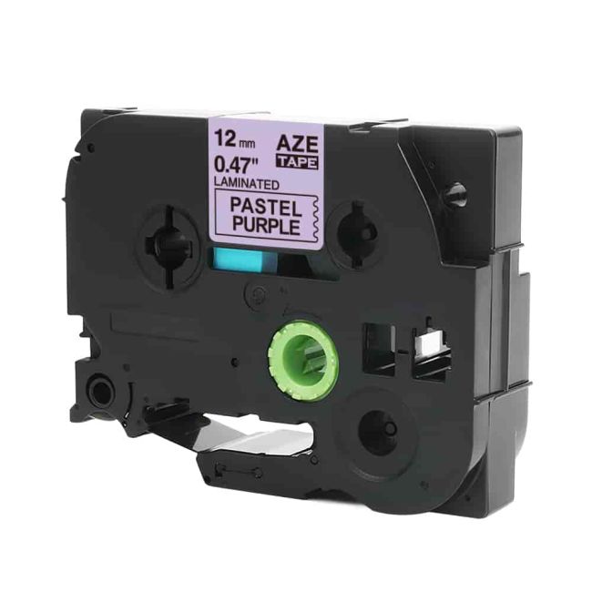 Compatible Brother TZeMQF31 12mm Black on Purple Tape (4m) CP-TZeMQF31