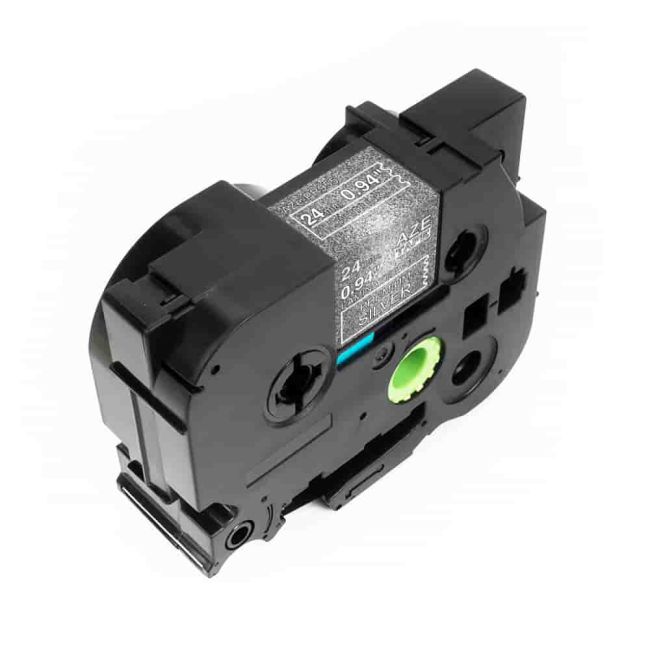 Compatible Brother TZePR955 24m White on Premium Silver Tape (8m) CP-TZePR955