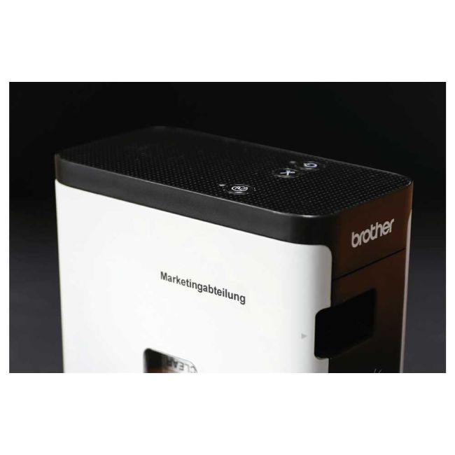 Brother TZeS121 9mm Black On Clear STRONG Adhesive Tape TZS121