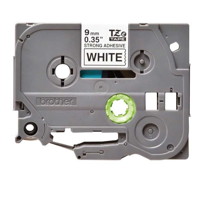 Brother TZeS221 9mm Strong Adhesive Black On White TZS221