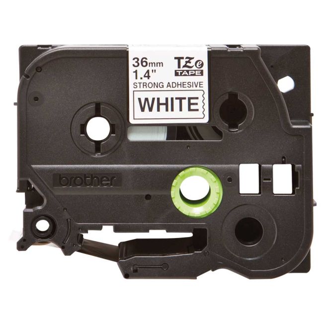 Brother TZeS261 36mm Strong Adhesive Black On White TZS261
