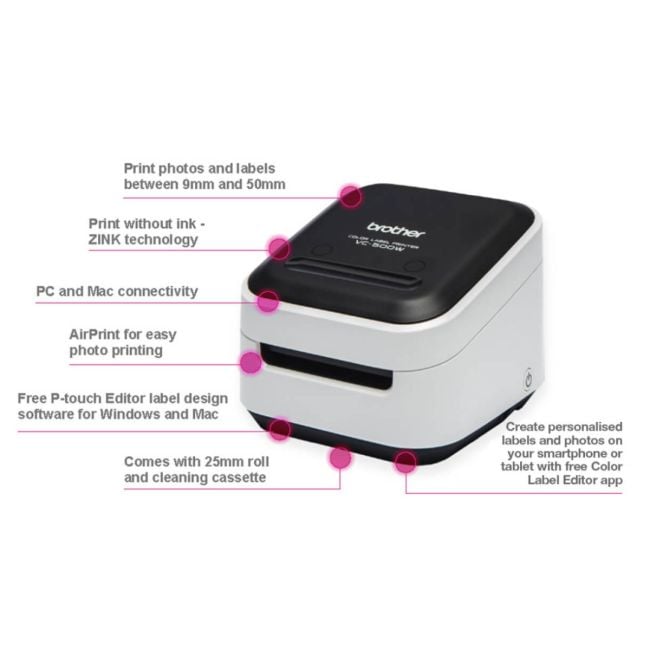 Brother VC-500W Design ‘n’ Craft Full Colour Label Printer