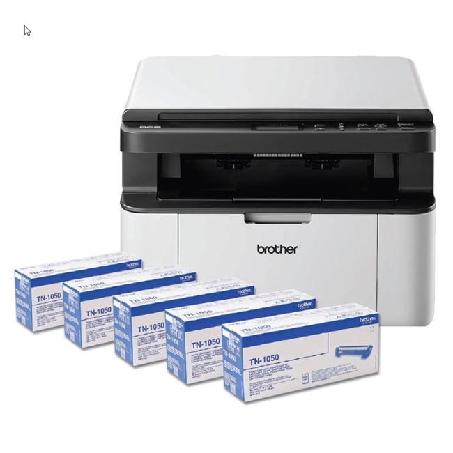 Brother DCP-1610W A4 Mono Laser MFP Right View 2