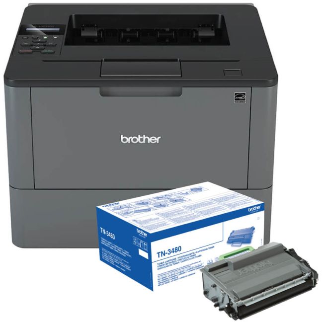 Brother HL-L5000D A4 Mono Laser Printer Bundle